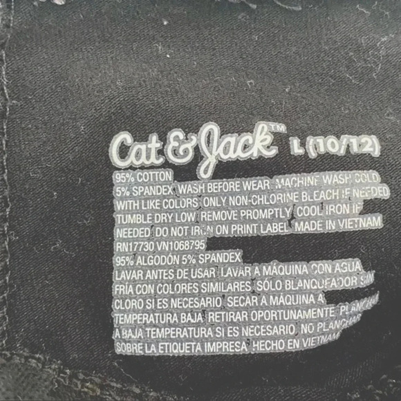 Cat & Jack Girl’s Cropped Leggings Size Large 10/12 - Picture 5 of 5